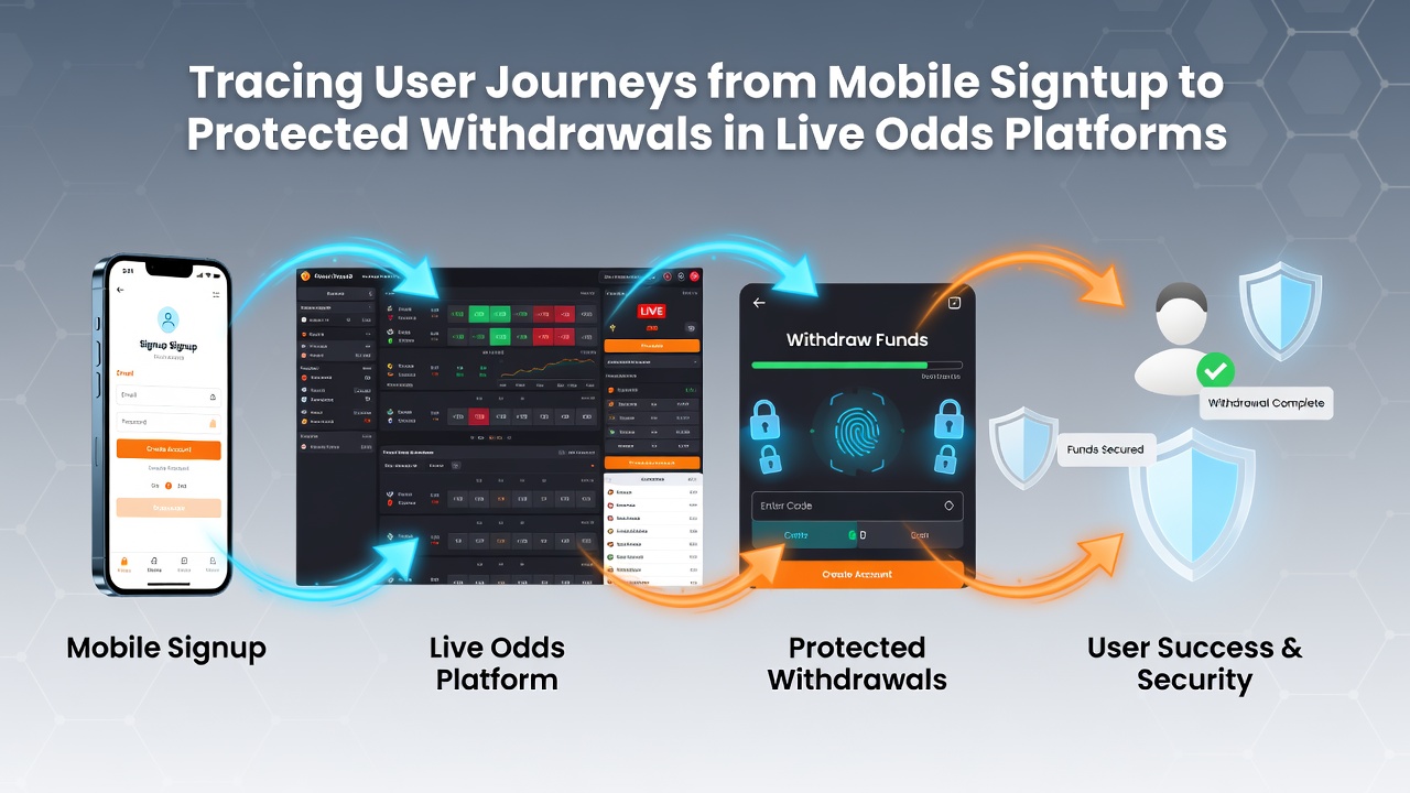 Beveiligde opnameprocedure en monitoring in mobiele live odds apps
